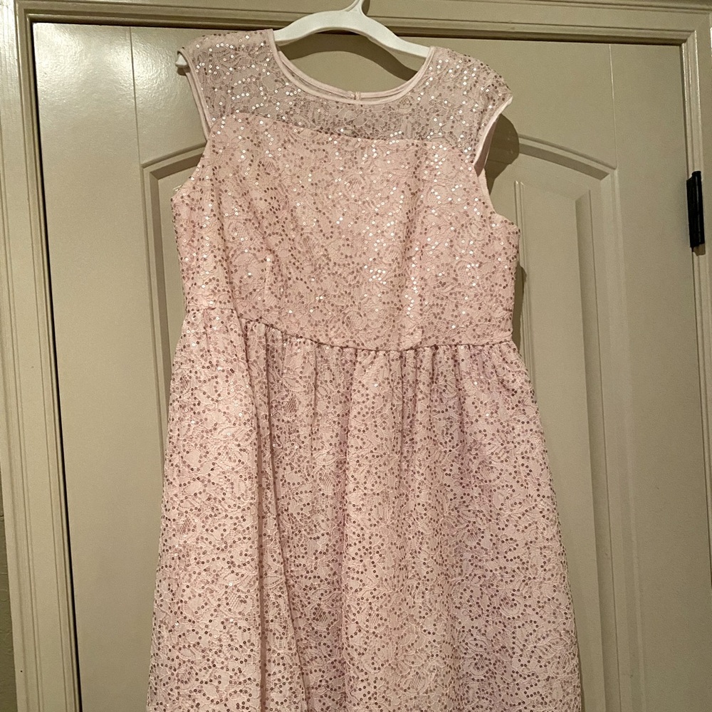 Blush formal dress